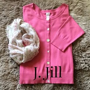 J.Jill Crop Cardigan Sweater